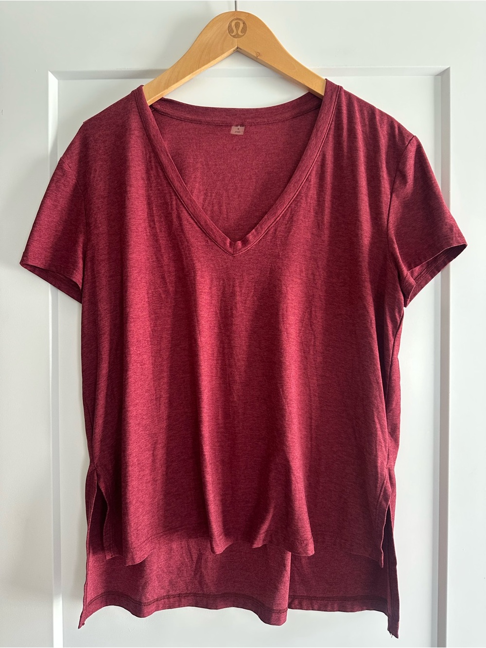 Beyond Yoga Split Up Long Tee Size Small